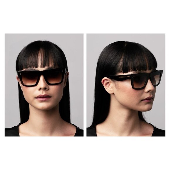 New Dita Mastix Havana Square DTS712 02 Sunglasses Women - Picture 5 of 6